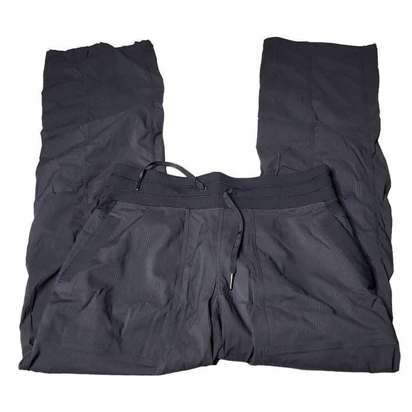 Lululemon dance studio pants unlined black 32" adjustable ankle cargo pants - Picture 2 of 5